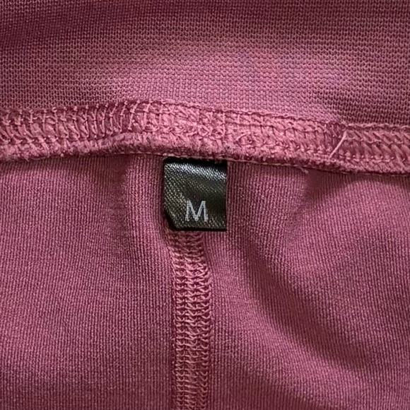 ALPHALETE Leggings High Rise Full Length Mauve Medium - Picture 3 of 10